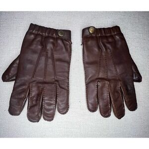 Burberry leather gloves